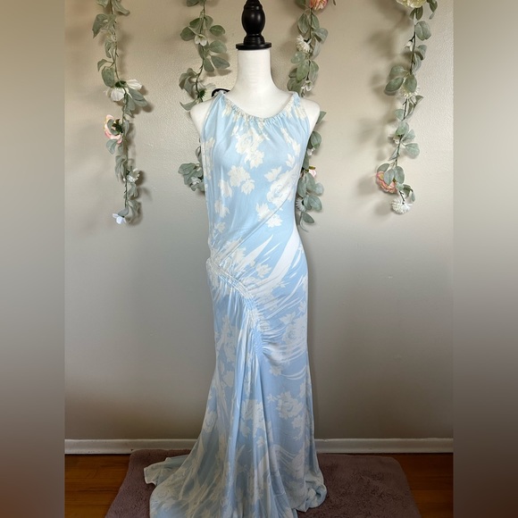 Proenza Schouler Floral Draped Sleeveless Gown - Picture 6 of 15